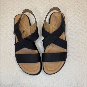 Black Strappy Sandals